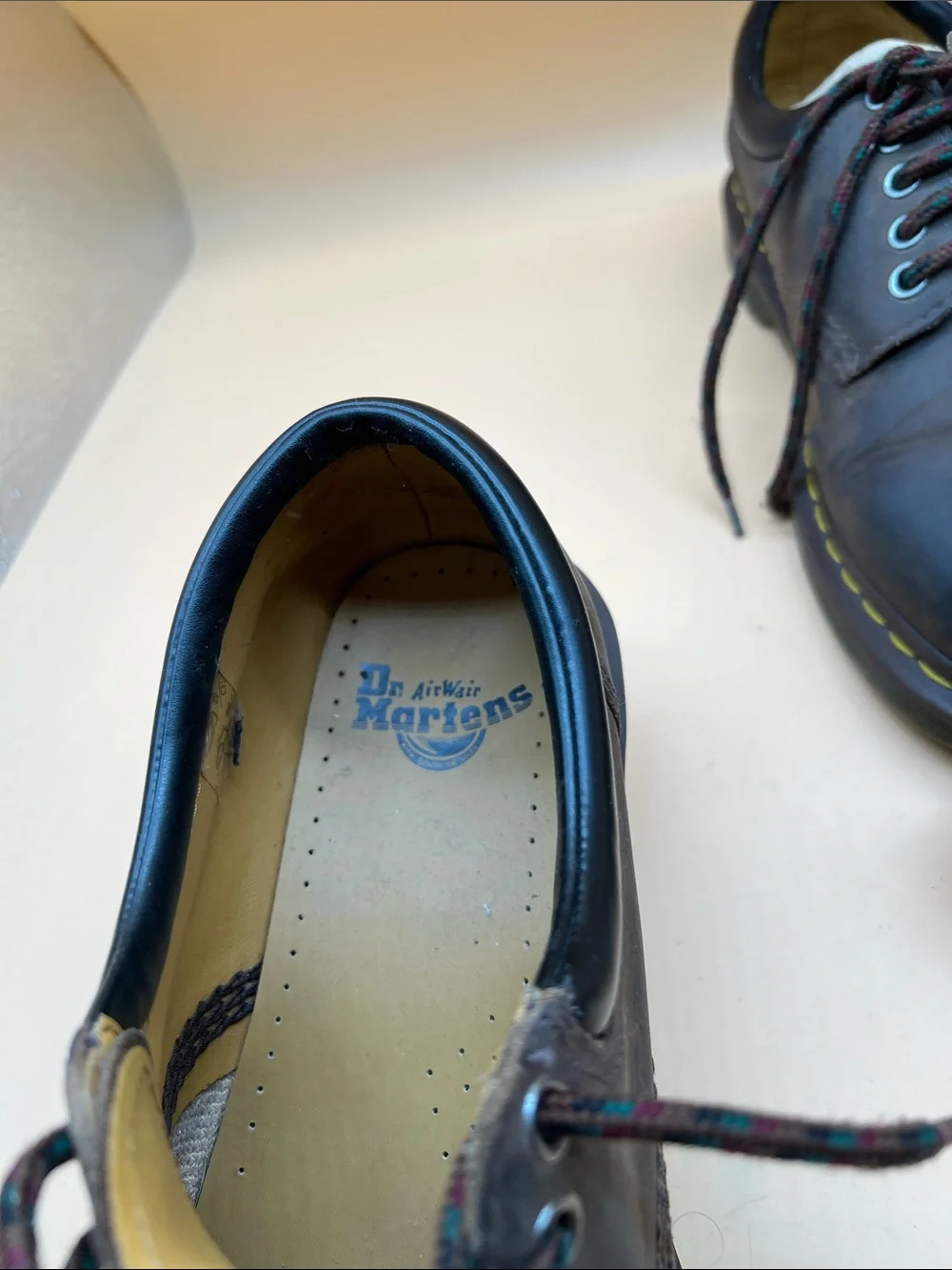 Dr. Martens 11849 Unisex Men’s 9 Women’s 9 Brown Leather Lace Up Oxford 5 Eye